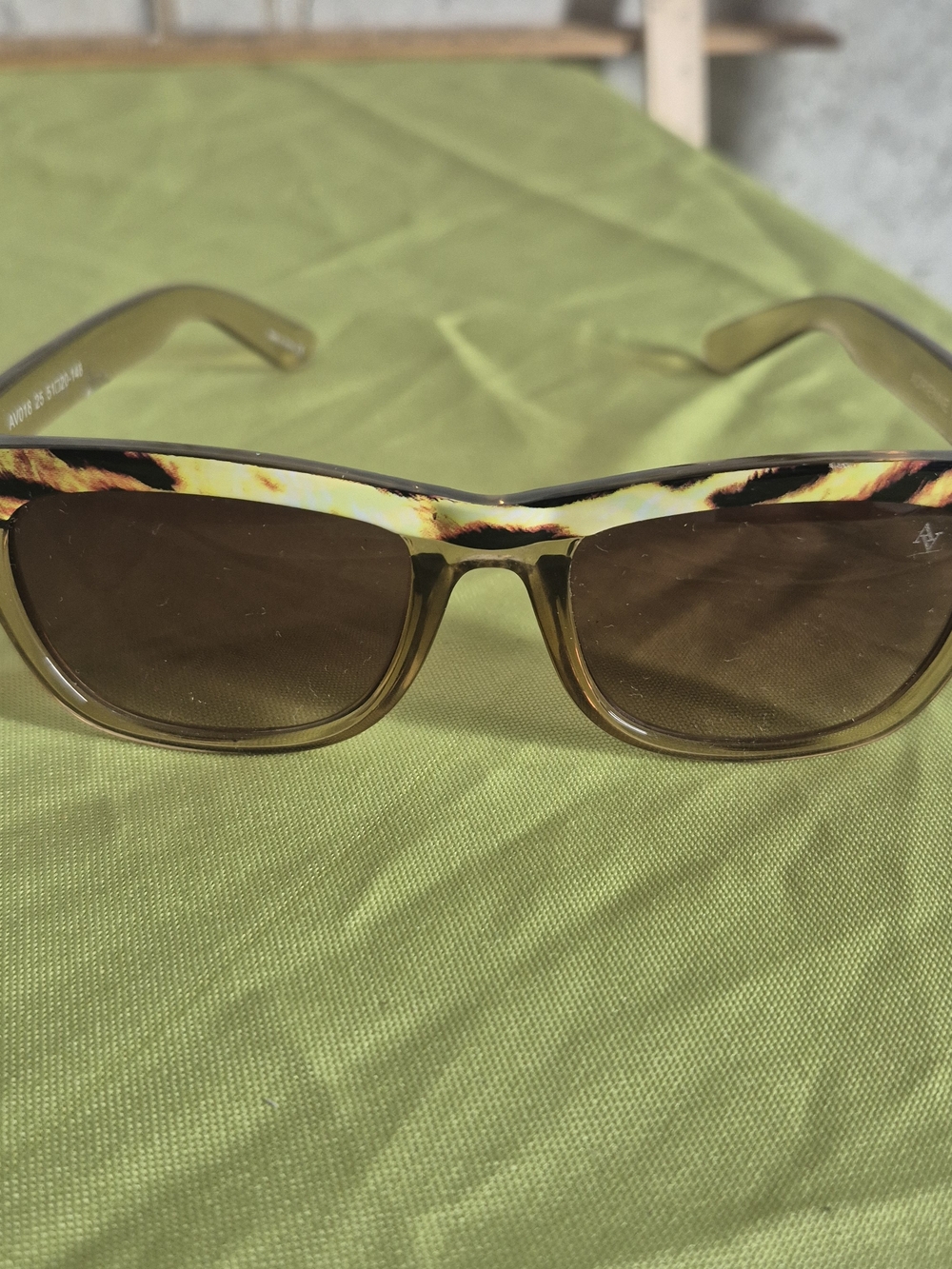 Adrienne Vittadini Tortoiseshell Brown Sunglasses